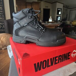 Wolverine Black Leather Boot